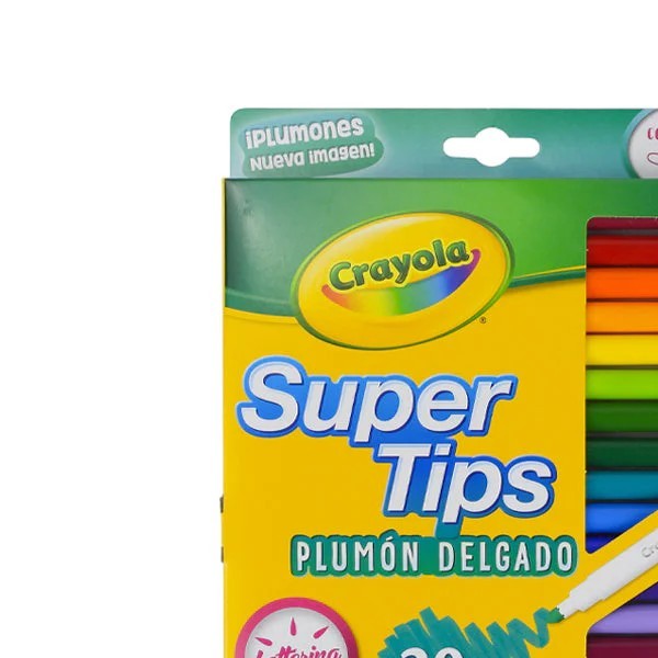 MARCADOR AGUA DELG. ESTUCHE C20 PZAS LAVABLE CRAYOLA 588106